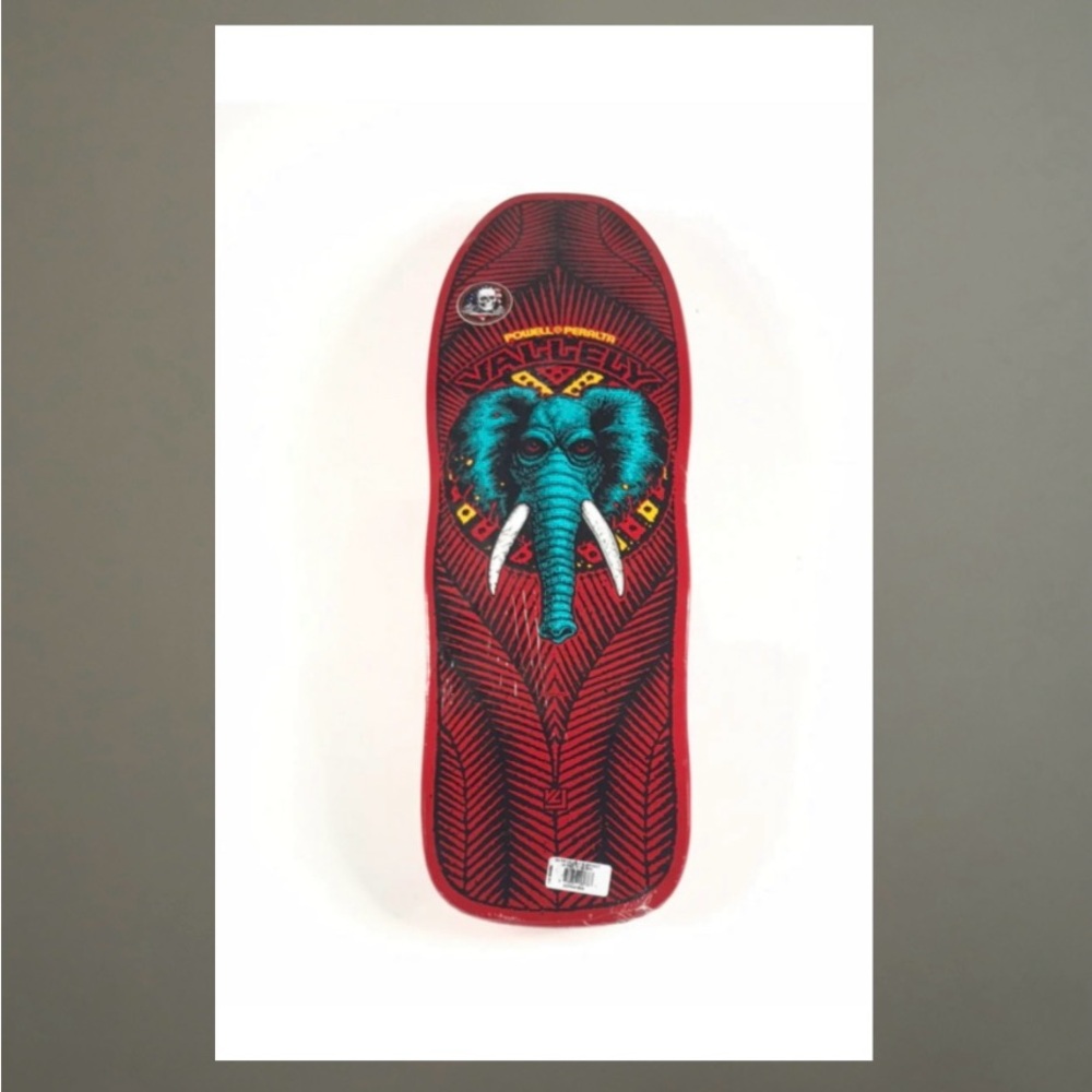 Powell Peralta Mike Vallely Elephant Skateboard Deck old school shape Red New